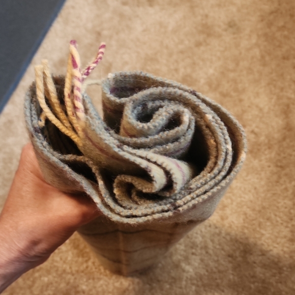 Burberry Tan and Red Plaid Scarf - Picture 13 of 16